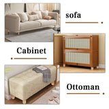 3 Inches Round Solid Wood Furniture Legs Set of 4 - Wooden Replacement Feet for Couch -Sofa Couch Chair Ottoman Bench Armchair Dresser Table Risers Parts Loveseat Coffee Table Cabinet WoodArtSupply