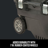 CRAFTSMAN 29-in. Rolling Tool Box with Wheels, Black, Plastic, Lockable (CMST24800) CRAFTSMAN