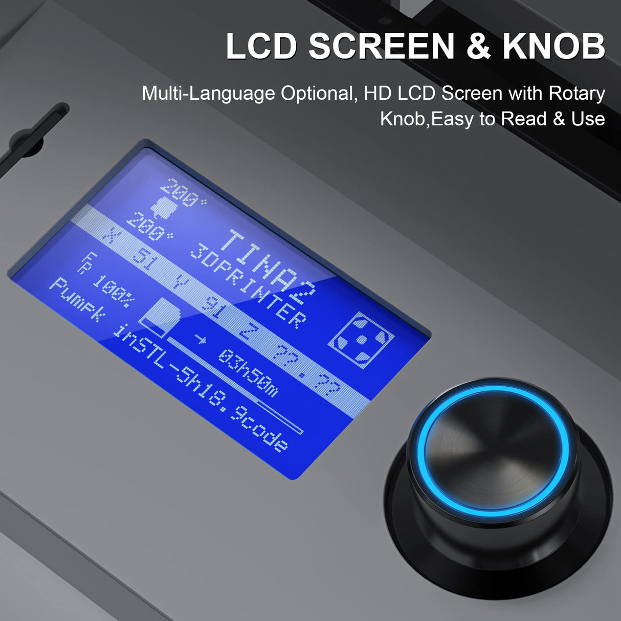 TINA2 Mini 3D Printer, HEPHI3D FDM 3D Printers for Beginners, Fully Assembled Auto Leveling 3D Printer for Kids, Resume Printing Function, Fully Open Source, Removable Flexible Magnetic Build Plate HEPHI3D