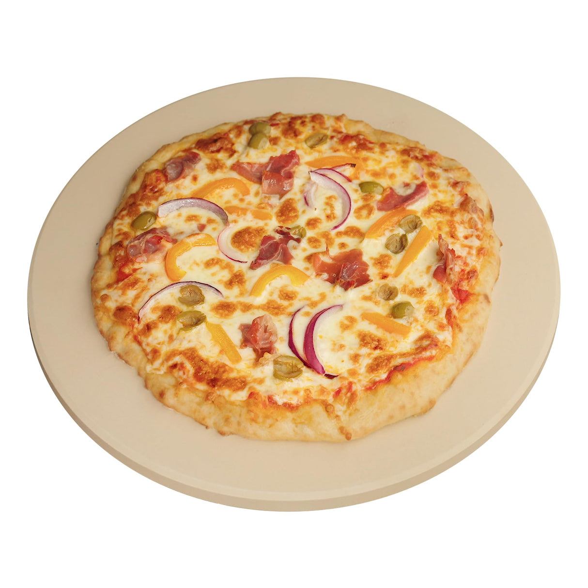 Old Stone Pizza Kitchen Round Pizza Stone for Oven and Grill, 16-Inch Old Stone