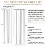 100% Blackout Shield Linen Blackout Curtains for Bedroom 108 Inches Long, Back Tab/Rod Pocket Living Room Drapes, Thermal Insulated Blackout Curtains 2 Panels Set, 50" W x 108" L,Cream 100% Blackout Shield