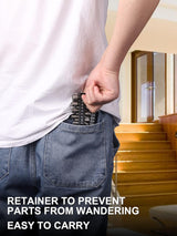 Drill Bit Set Screwdriver Bit Set, 201 Pcs Impact Driver Bits Kit with Carry Case, Combo Kit for Wood Metal Cement Drilling and Screwdriving, Tools for Gift and Home Maintenance Zeite