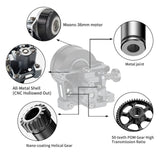 FYSETC CNC All Metal Sherpa Mini Extruder Light Weight Kit with 36 Moons Motor High Temperature Resistance Machined Part Compatible with Voron2.4 Ender-3 V2 CR-10 S Ender-2 Prusai3 FDM 3D Printers FYSETC
