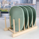 Set of 4 Wooden Puzzle Display Stand, Wooden Puzzle Storage Rack, Puzzle Organizer, Puzzle Holder Rack for Kids Adults Craft Collection Lovers Tefola