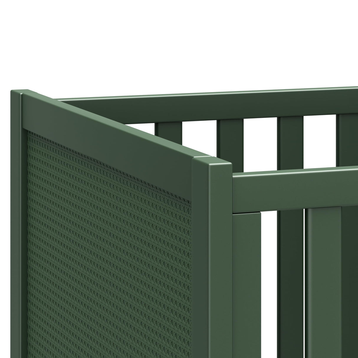 Davinci Margot 3-in-1 Convertible Crib in Forest Green, GREENGUARD Gold Certified DaVinci