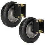 DURIGID 8 Inch Heavy Duty Gate Wheels - Prevent Gate Sagging, Black 2 Pack DURIGID