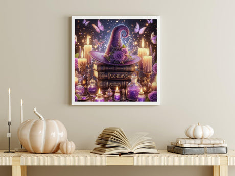 HKLIOPU Diamond Art Kits for Adults-Magic Books Diamond Painting Kits for Adults Beginners,5D DIY Full Drill Round Rhinestone Gem Art Crafts Paintings for Home Wall Decor 12"x12" HKLIOPU