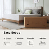 Novilla 12 Inch Mattress Queen Size, Queen Mattresses in a Box with Memory Comfort Foam & High-Density Support Foam for Refreshed Sleep & Pressure Relief with Edge Support Medium Firm Novilla