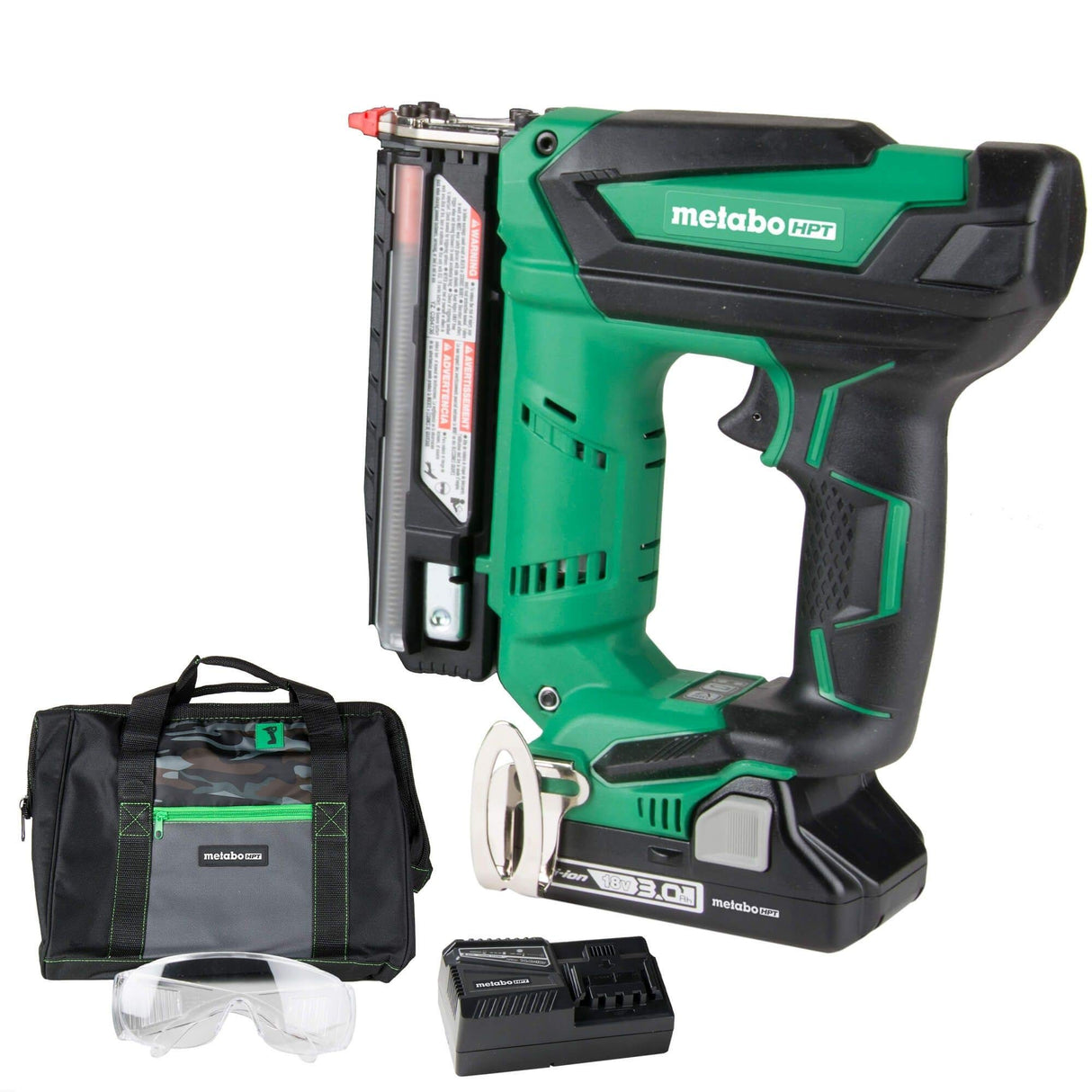 Metabo HPT NP18DSALM 18V Cordless 1-3/8 in. 23-Gauge Pin Nailer Kit (Renewed) Metabo HPT