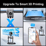 Creality Ender 3 V3 KE 3D Printer with 500mm/s High-Speed Printing, Advanced Sprite Direct Extruder, X-axis Linear Rail, Smart Creality OS, Print Volume 8.66 x 8.66 x 9.44 Inch SainSmart
