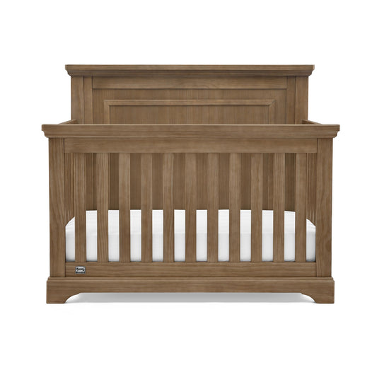 Delta Children Simmons Kids Paloma 4-in-1 Convertible Crib, Greenguard Gold Certified, Aged Oak