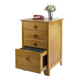 Winsome Studio File Cabinet, Honey Winsome