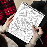 SOUTHERN LOTUS Outer Space Spiral Adult Coloring Book - Unleash Your Creativity with Designs. A Relaxing Coloring Experience for Adults, Women, Teens. Stunning Spiral Drawings to Color and Inspire! SOUTHERN LOTUS