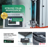 UIRWAY 500D Pool Cover 18FT Round [2025 Upgraded Heavy Duty Fabric] Solar Pool Covers for Above Ground Pools, New Super Windproof Gel-Coated Tarp Straps, Swimming Pool Covers with UV Protection UIRWAY