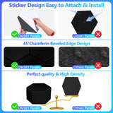 18 Pack Acoustic Panels-12"X10"X 0.4" Self-Adhesive Soundproof Wall Panels High-Density Sound Absorbing Panel Acoustic Treatment Panel Used in Home & Offices （Black Hexagon） Dmsky