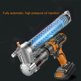 HSJYFSH Grease Gun Adapter,Convert Pneumatic Tool, Cordless Drills and Impact Drivers into Electric Grease Gun，Universal Conversion Gun Head with Grease Gun Coupler HSJYFSH