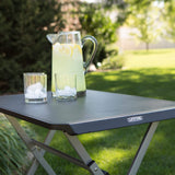 Lifetime Small Folding Table, Personal TV Tray - Portable - great for Kids, Camping, Cards, or Laptops - Plastic Black 30 Inch (80623) Lifetime