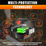 Supowill LBX2020 2Packs 20V 6.0Ah Replacement Battery for Black and Decker 20V Lithium Battery MAX LBXR20 LB20 LBX20 LBX4020 LST220, Compatible with Black and Decker 20V Battery Cordless Tools Supowill