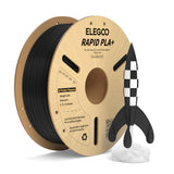 ELEGOO Rapid PLA Plus Filament 1.75mm Black 1KG, PLA+ 3D Printer Filament for 30-600 mm/s High Speed Printing, Dimensional Accuracy +/- 0.02 mm, 1kg Cardboard Spool(2.2lbs) ELEGOO