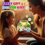 MYDOVA Unicorn Light-Up Terrarium Crafts Kit for Kids, LED Night Light Up & Remote Birthday Gifts Toys for Ages 6+Year Old- Unicorn Toys for Girls Best Girls DIY Arts and Crafts Kit MYDOVA