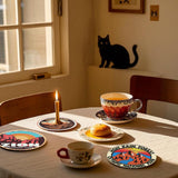 NEGEKFKX 8 Pcs National Park Diamond Art Painting Coasters Kits, Coaster with Holder for Adults, Non-Slip DIY Dot Paint Craft Kits,5D Full Drill DIY Diamond Dot Gem Art Kit Home Decor Arts Craft NEGEKFKX