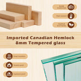 ZONEMEL Full Spectrum Infrared 2 Person Wooden Sauna Room with Recliner, Canadian Hemlock Luxury Indoor Sauna with 10 Heaters, Oxygen Bar, 3400 Watt, Infrared Therapy Wood Dry Heat Sauna, 220V ZONEMEL