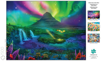 Buffalo Games - Lena - Enchanted Aurora - 1500 Piece Jigsaw Puzzle for Adults -Challenging Puzzle Perfect for Game Nights - Finished Size is 38.50 x 26.50