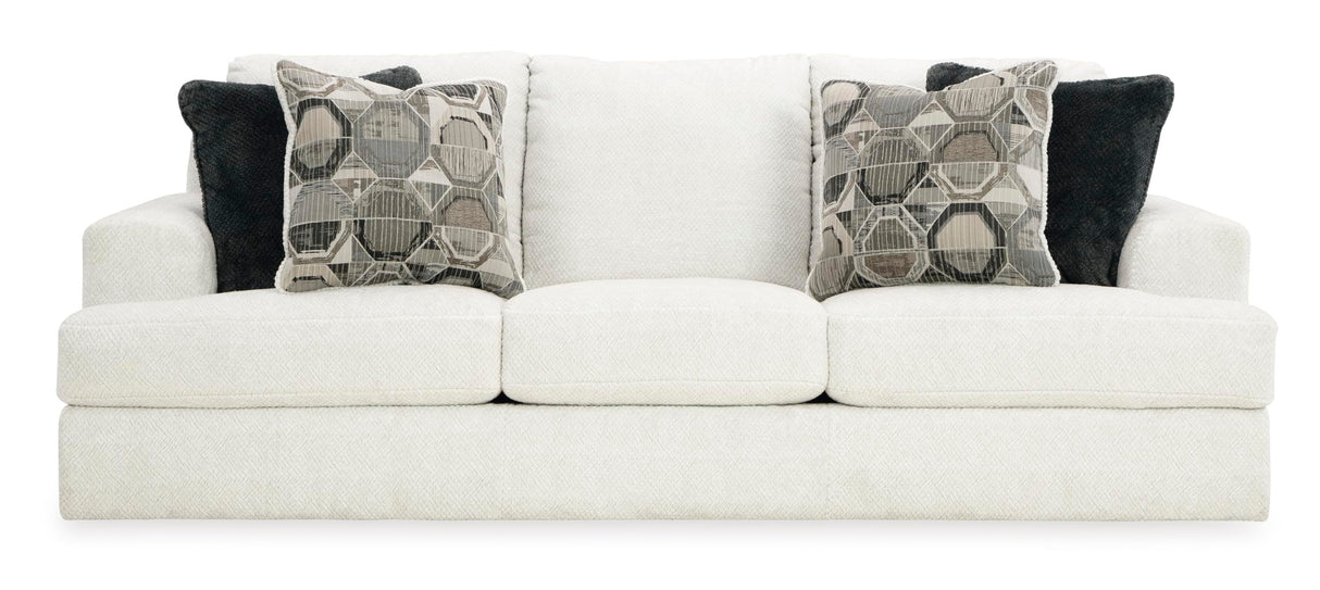 Signature Design by Ashley Karinne Coastal Sofa with Non-skid Legs, White Signature Design by Ashley