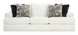 Signature Design by Ashley Karinne Coastal Sofa with Non-skid Legs, White Signature Design by Ashley