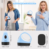 ARJudy Mini Heat Press Machine, Mini Heat Transfer Iron, 3 Settings Levels & Visible Temp, Portable Press Easy for Crafts, T-Shirt, Hats, Shoes, Bags, Cap and Small Vinyl Projects(Blue) ARJudy