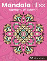 Mandala Bliss for adult and youth - 50 different and creative mandalas: Discover peace through the Harmony of Bliss - captures the essence of the ... 8.5x11.25 inches and it contains 50 mandalas. Majosta