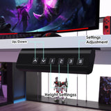 STARY Electric Standing Desk Adjustable Height Sit Stand Home Office Desk with Splice Board STARY