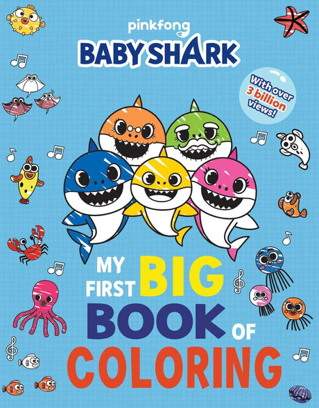 Baby Shark: My First Big Book of Coloring BuzzPop