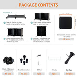 HOMIDEC 6-Cube Storage Organizer, Closet Organizer Storage Cabinet Shelf Bookcase Bookshelf,Storage Cubes Organizer Cabinet for Kids,Closet, Bedroom,Bathroom HOMIDEC