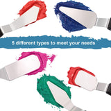 5 Pieces Large Painting Knife Set Pallet Knife Set Scraper Stainless Steel Spatula Palette Oil Painting Accessories Tools for Color Mixing Acrylic Mixing Supplies Honoson