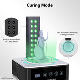 ELEGOO Mercury Plus 2.0 Large Wash and Cure Machine for LCD/SLA/DLP 3D Printing Models Cure Box with Rotary Curing Turntable and Washing Bucket ELEGOO