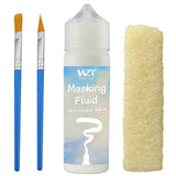 WAN2TLK Masking Fluid for Watercolor Painting - 60ml White with a Paintbrush and Eraser - Art Masking Fluid Pen Watercolor Medium Art Supplies for Artists WAN2TLK