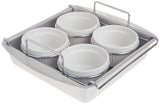 Chicago Metallic Professional Crème Brulee, 6 Piece Set, Stainless Steel Chicago Metallic