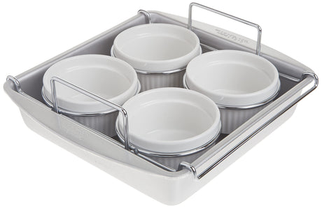 Chicago Metallic Professional Crème Brulee, 6 Piece Set, Stainless Steel Chicago Metallic