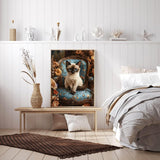 igoodom Diamond Art Kits for Adults, Cat Diamond Art Kits, Full Drill Round Cat Diamond Painting Kits, DIY Gem Art and Crafts for Home Wall Decor Gift 12x16inch igoodom