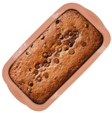 Baocuan 3 pack Silicone Bread Loaf Pans - Baking Mold For Baking Cakes,Brownies,Long loaf of bread Cheesecakes,Homemade Cakes Breads,Meatloaf,Ice brickand and More Set of 3 colors Baocuan