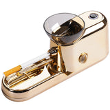 SINBAISHUNYYT The Za Machine, Lorivu Automatic Roller, Electric Pre Roll Machine, Electric Joint Weed Roller, Automatic Cone Loader Filler(Gold) SINBAISHUNYYT