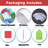 Christmas Diamond Art Kits for Adults - Christmas Candles 5D Diamond Painting, Candles Gem Art for Adults, Gem Painting Kits for Wall Home Decor Arts Craft 12x16inch ajepon