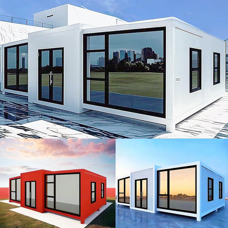 Tiny Homes for Sale Prefab Tiny Houses to Live in for Adults - 20FT & 40FT Portable Container Modular Foldable Expandable Mobile Cabin Kit with 1-4 Bedroom and Fully Functional Kitchen & Bathroom Generic