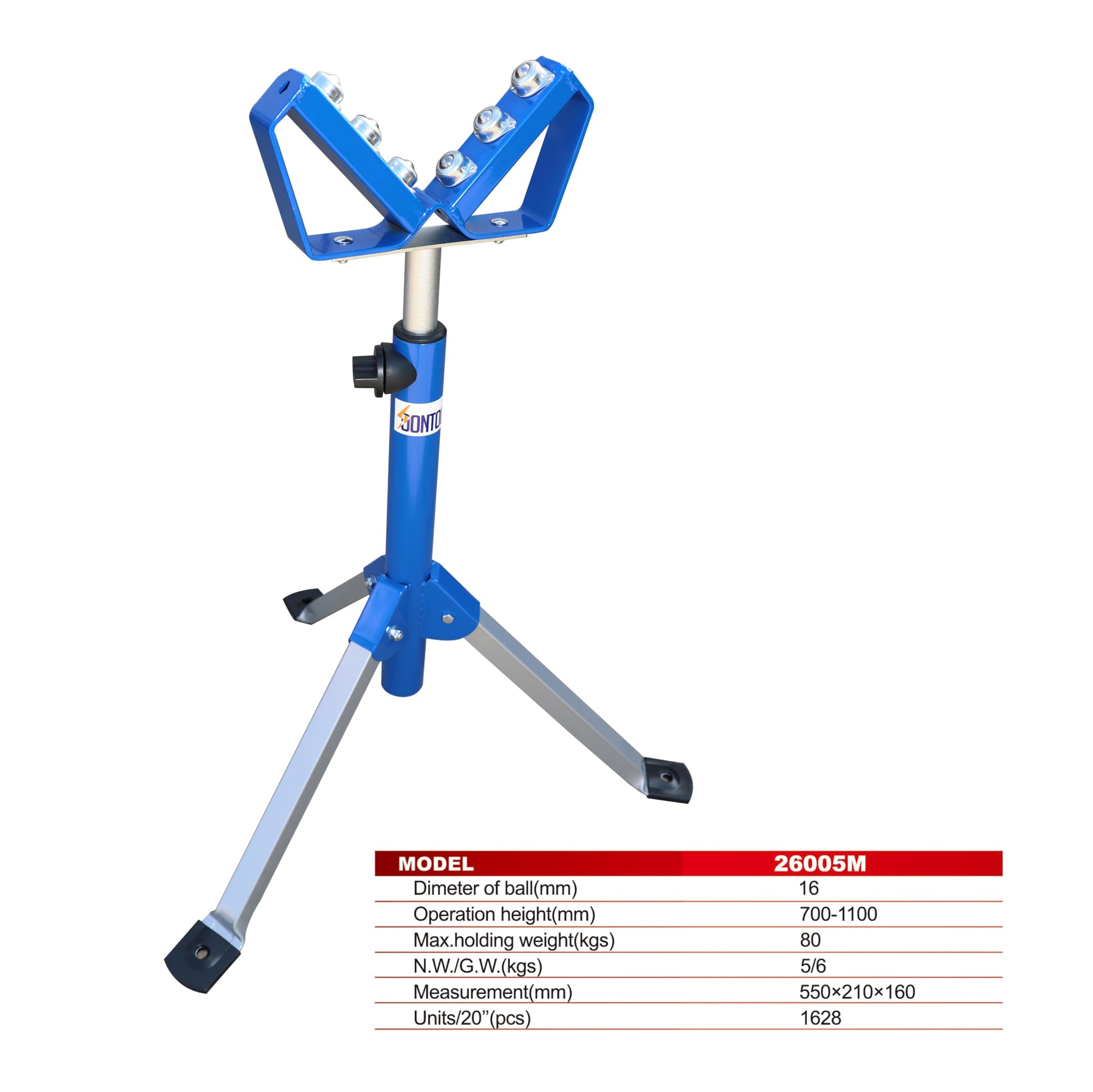 MENIPHIB roller stands for woodworking,roller stands,table saw roller support stand, adjustable roller stands for woodworking, Blue - WoodArtSupply