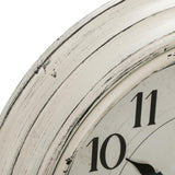 Peohud Silent Wall Clock, 12 Inch Vintage Non Ticking Quartz Battery Operated Round Clock, Rustic Wall Clock for Living Room Kitchen Home Office Classroom School Peohud