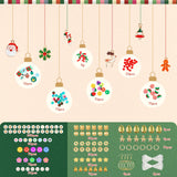 Gionlion Christmas Bracelet Making Kit, Clay Beads Friendship Bracelet Kit Christmas Crafts Gifts for Girls Ages 6-12, Gold Beads Charm Bracelet Maker Set Preppy Jewelry Making Kit Gifts for Teen Gionlion