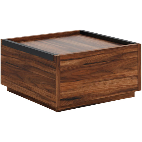Sauder Manhattan Gate Modern Square Coffee Table, Blaze Acacia Finish Sauder