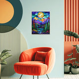 obterie Mountains Paint by Numbers Kit for Adults Beginner Sun Oil Painting Kit Adult Paint by Number Kits on Canvas DIY Painting for Beginners Art by Numbers for Gifts Home Wall Decor 16x20 Inch obterie