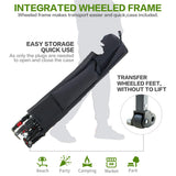 Tunbne 10'x10' Pop Up Canopy Tent with Sidewall and 6 Pockets, Patented One Push, Instant Shade Canopy with Vented Roof for Patio Outdoor, Case, 8 Stakes, 4 Ropes, 4 Sandbags (White) Tunbne